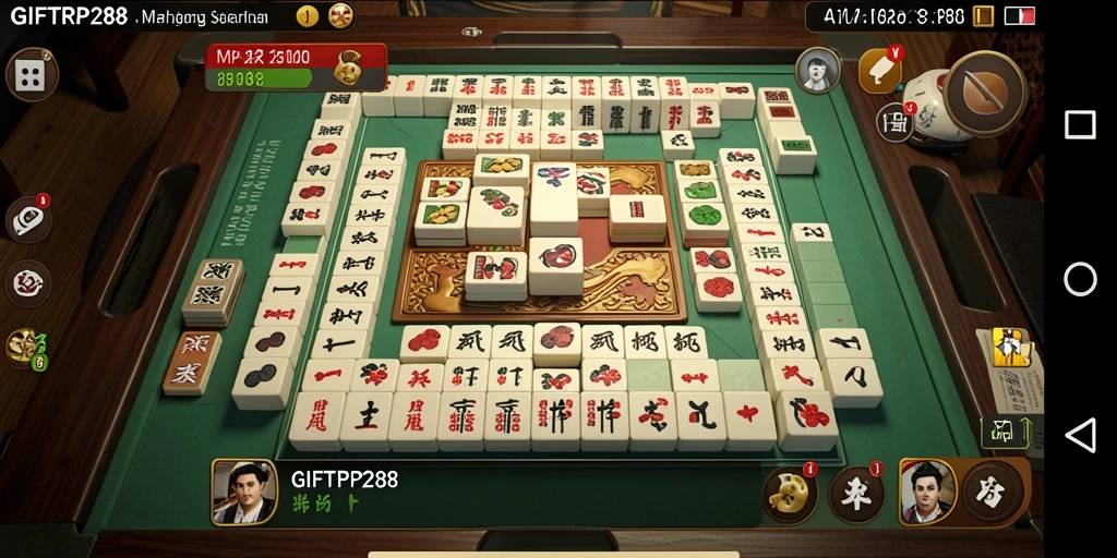 Tangkapan layar dari gameplay Mahjong yang seru di GIFTRP288.