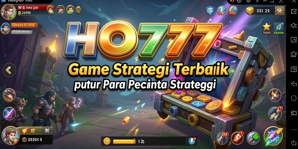 Screenshot menampilkan aksi seru dalam gameplay strategis HO777.