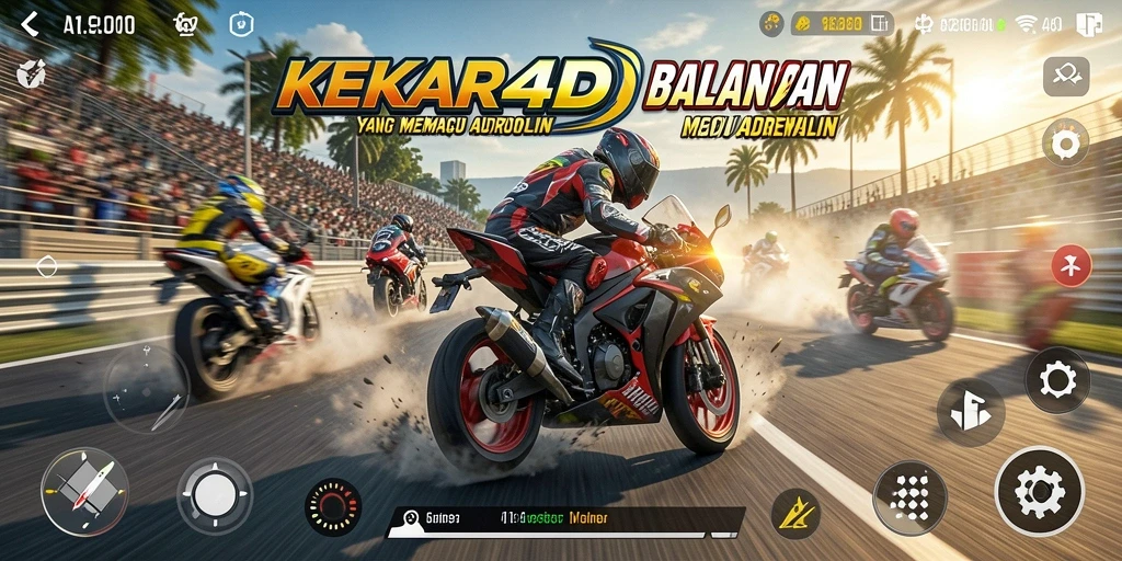 Gameplay mendebarkan di <strong>KEKAR4D</strong> dengan berbagai lintasan balapan.