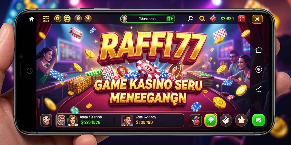 Tampilan menarik dari gameplay Kasino RAFFI777 yang memukau.